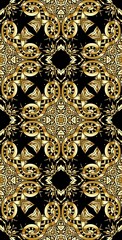 Fractodome Colorful Seamless Fractal Patterns