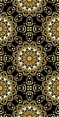Fractodome Colorful Seamless Fractal Patterns
