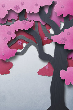 Spring tree illustration