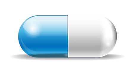 Realistic, medical 3D vectors. Icons pills and