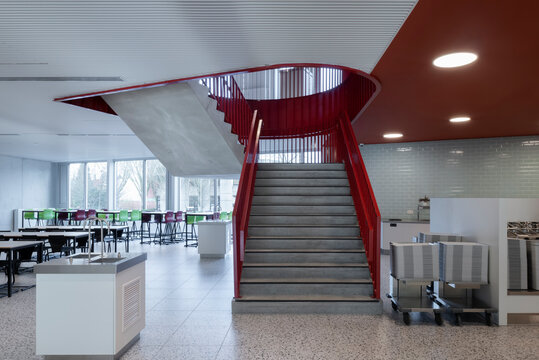 stairwell and refectory