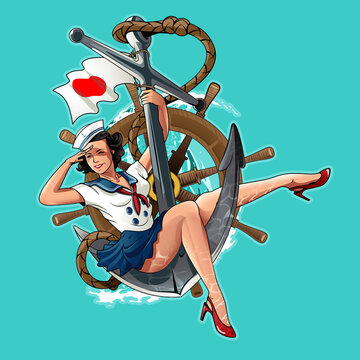 Japanese Sailor Girl WW2 pin up styleJapanese Sailor Girl WW2 pin up style
all layers are unlocked including the uniform. all layers are editable due to the vector format flexibility.