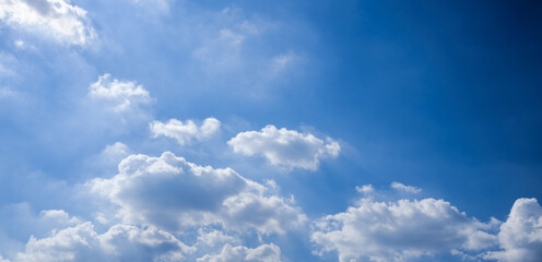 blue sky with clouds