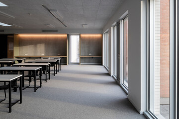empty classroom
