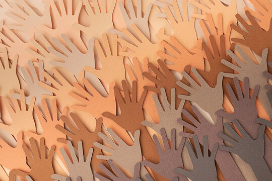 Group of hands