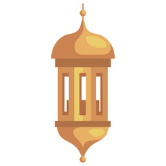 Obraz premium golden lantern hanging