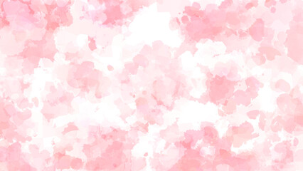 ピンクの水彩背景