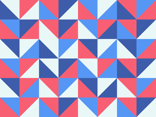 Abstract geometric background with squares, triangles. Geometry minimalistic composition template. Vector illustration.