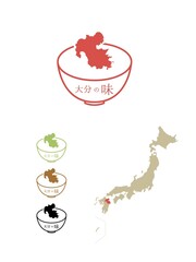 日本のご当地の味-大分