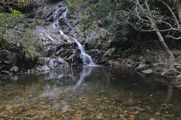 a Siu Chik Sha waterfall at Lohas Park, hk