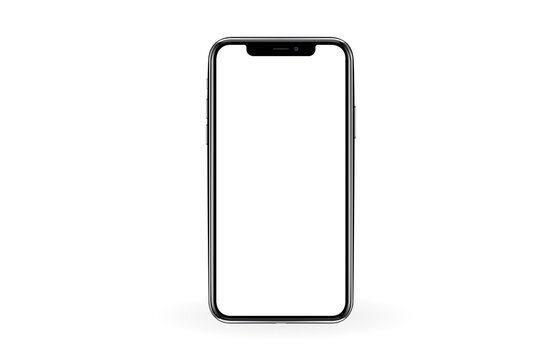 Bangkok, Thailand - MAR 13, 2022 Mockup Iphone 10, 10s, 11, 12, 13pro, and new iphone mini. Mock up screen iphone. Transparent Clipping Path for Infographic Business web site design app ios