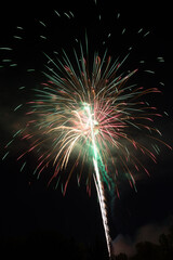 Fourth of July fireworks display