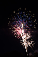 Fourth of July fireworks display
