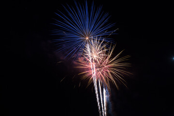 Fourth of July fireworks display