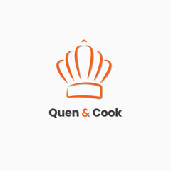 queen and cook logo, 