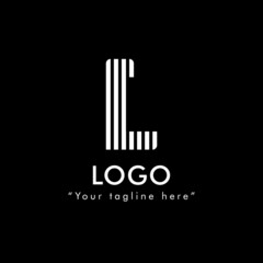 Obraz premium Initial Letter linked Logo. Usable for Business and Branding Logos. Flat Vector Logo Design Template Element