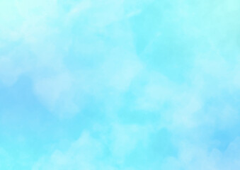 水彩　空　青　背景　テクスチャ