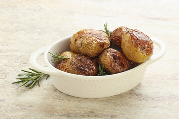 Roasted baby potato with rosemary