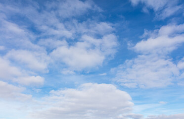 Clouds on the blue sky