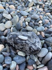 stones on the beach