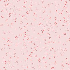 Fototapeta na wymiar circle dots abstract seamless pattern in baby pink color palette