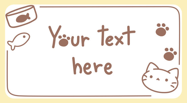 cute cat card