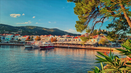 Skiathos Town Waterfront Promenade.