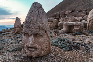 Mountain Nemrut, the mountain of Gods and Commagene Kings