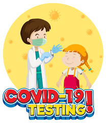 Covid 19 testing with antigen test kit