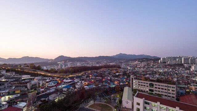 낙산공원과 서울성곽