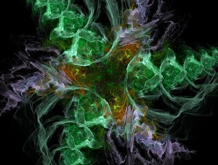 Imaginatory fractal abstract background Image