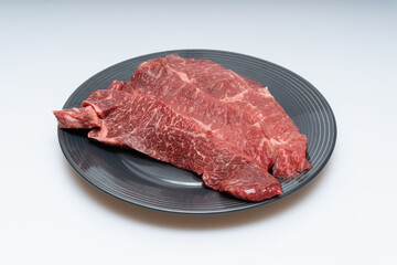 Beef fillets neatly served in a bow