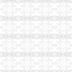 Snowflakes Fair Isle Seamless Pattern Design