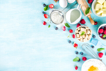 Summer baking background