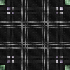 Seamless checkered pattern imitating the texture of the fabric.