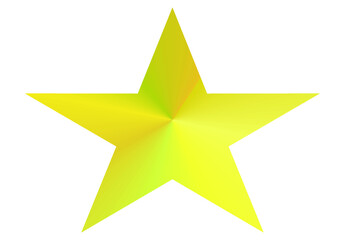 Obraz premium 3d golden star