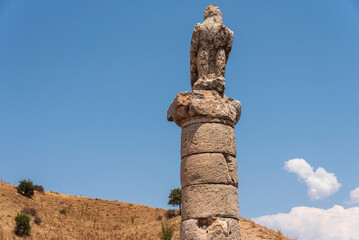 Historical Karakus (Blackbird) Tumulus in Adiyaman Turkey
