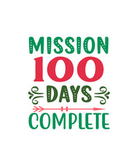 100 days of school Svg Design