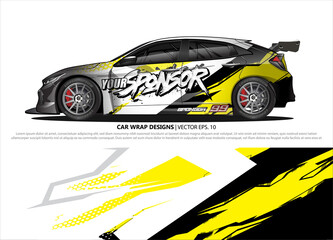 Fototapeta premium car graphic background vector. abstract lines vector with modern camouflage design concept for truck and vehicles graphics vinyl wrap 