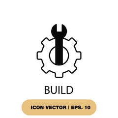 build icons  symbol vector elements for infographic web