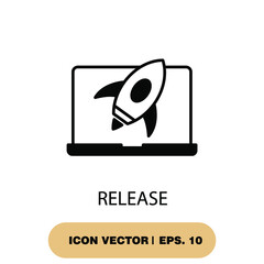 release icons  symbol vector elements for infographic web
