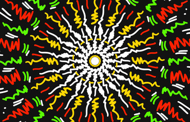 seamless pattern with flowers