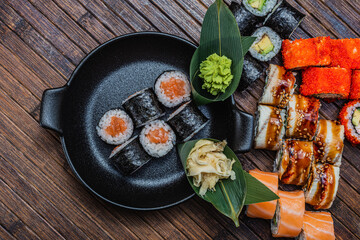 Japanese sushi fastfood- asian traditional snack