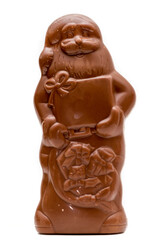 Chocolate Father Christmas candy egg