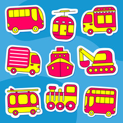 Transport Sticker Pack 
