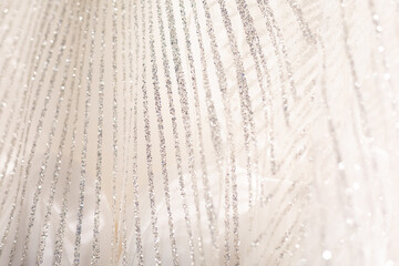 thin chiffon fabric with applied rhinestones. Tulle for light dresses and curtain interior.