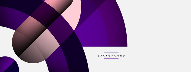 Trendy shapes, color minimal design composition, lines and shadows for wallpaper banner background or landing page