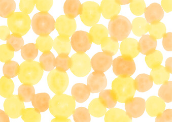 レトロ　水玉　水彩　背景