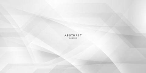Fototapeta premium Abstract Modern Design Vector Illustration On White And Gray Background