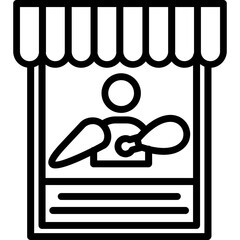 Butcher Shop Icon